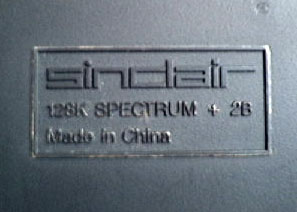 Parte de trÃ¡s do ZX Spectrum +2B